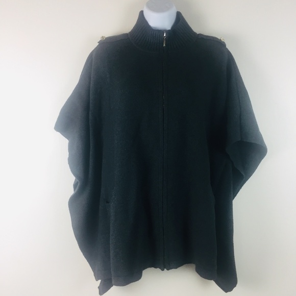 White House Black Market Poncho Sweater Small Full - Picture 1 of 8